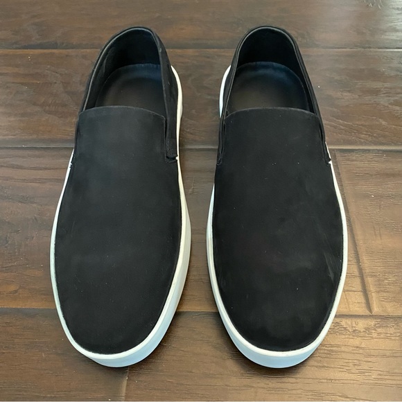 Wolf & Shepherd Cruise Men's Slip On Black & White Shoe Size 42 US 9 - Picture 2 of 9